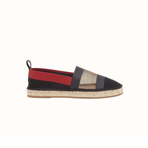 fendi black canvas espadrilles|Fendi shirts.